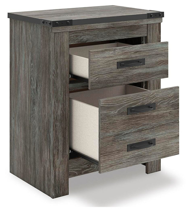 Frandern Two Drawer Night Stand