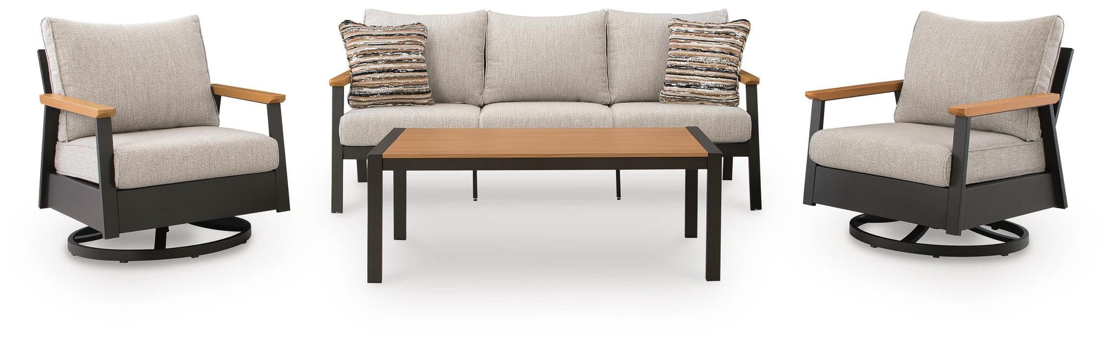 Carmel Highlands Sofa/Chairs/Table Set (4/CN)