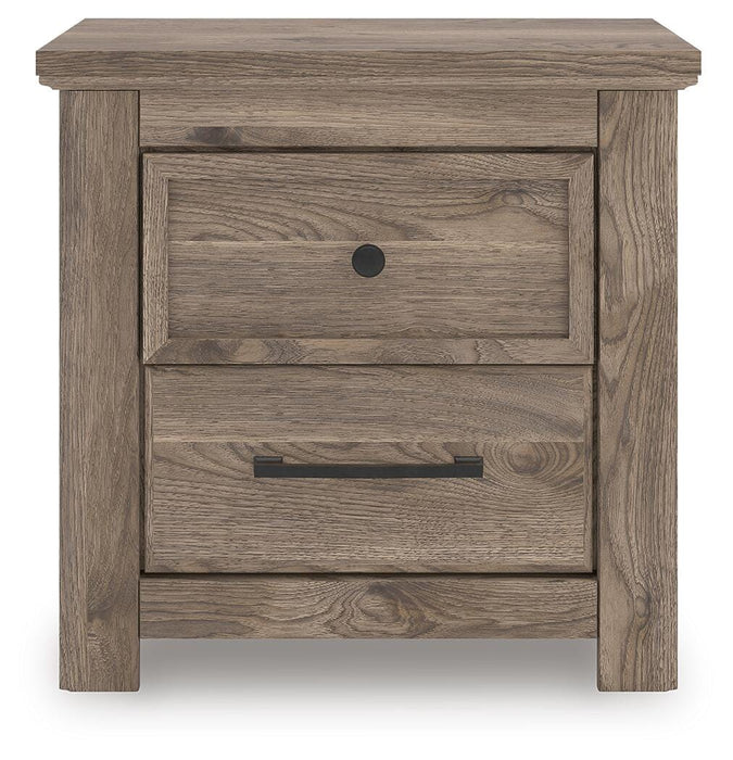 Rusticott Two Drawer Night Stand