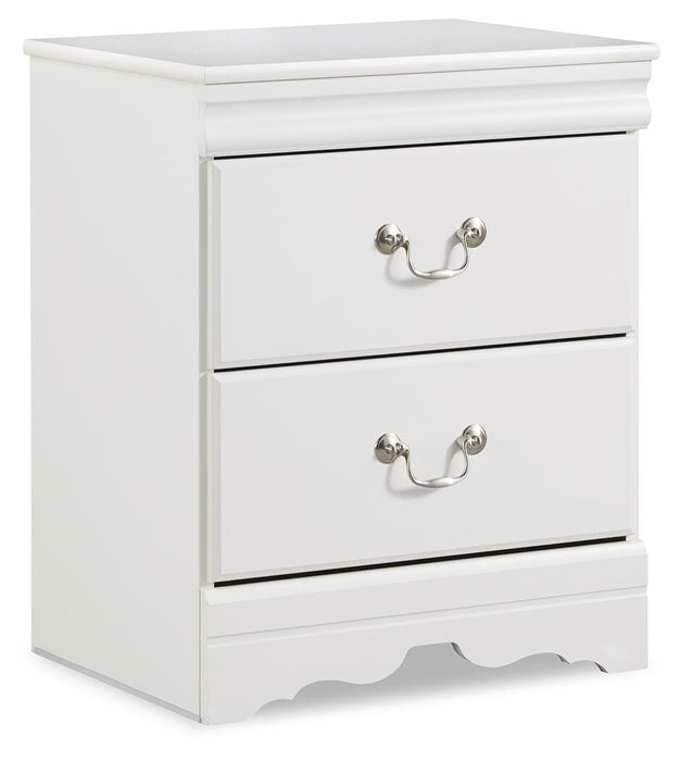 Anarasia Full Sleigh Headboard, Dresser, Mirror, Chest and Nightstand