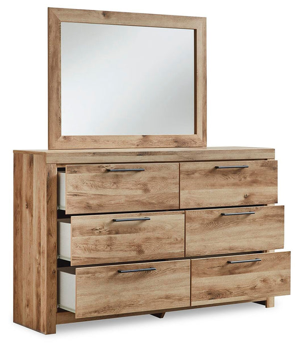 Hyanna Queen Panel Bed, Dresser, Mirror, Chest and Nightstand