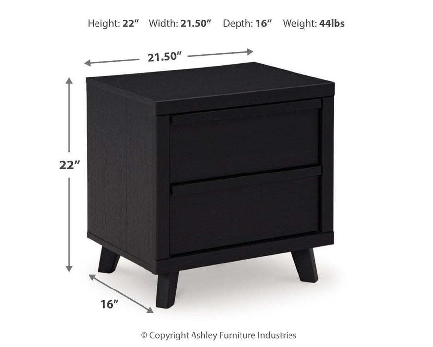 Danziar King Panel Bed, Dresser, Mirror, Chest and Nightstand