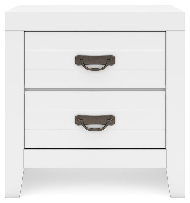 Binterglen King Panel Bed, Dresser, Mirror, Chest and Nightstand