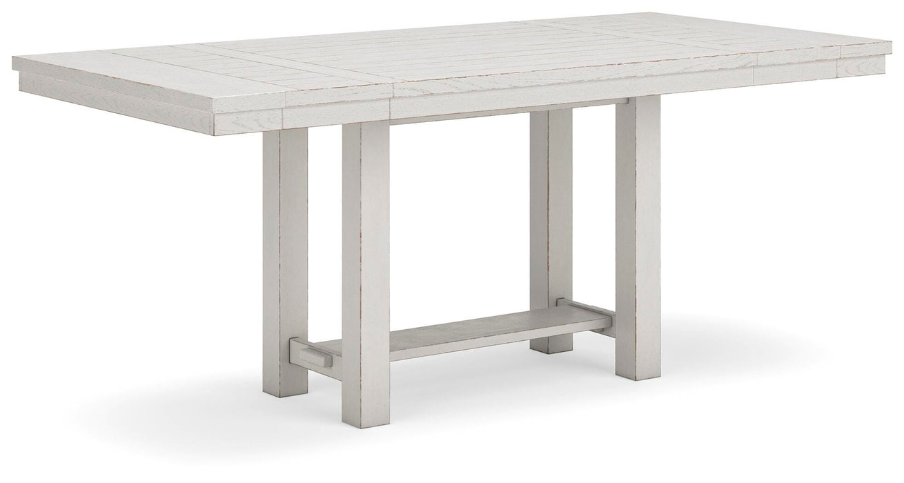 Robbinsdale Counter Height Dining Table and 10 Barstools