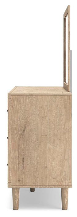 Cielden King Panel Headboard, Dresser and Mirror
