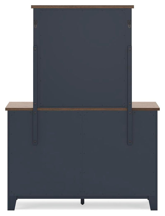 Landocken Queen Panel Headboard, Dresser and Mirror