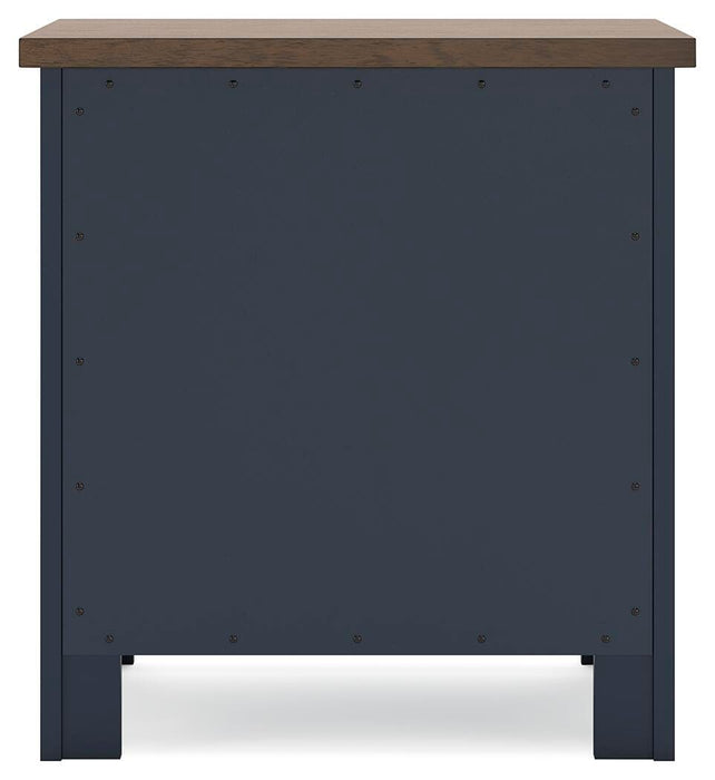 Landocken Full Panel Headboard, Dresser, Mirror and Nightstand