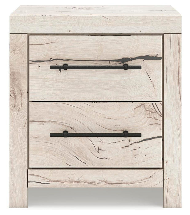 Lawroy King Panel Bed, Dresser, Mirror and Nightstand