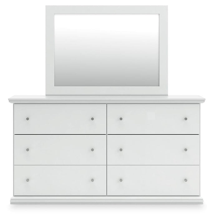 Bostwick Shoals King Panel Bed, Dresser, Mirror, Chest and Nightstand