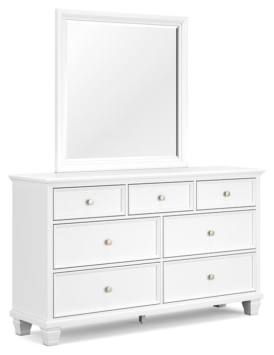 Fortman Full Panel Storage Bed, Dresser, Mirror and Nightstand
