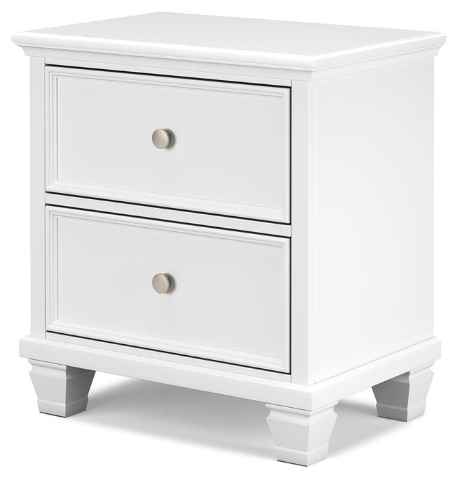 Fortman Twin Panel Storage Bed, Dresser, Mirror and Nightstand