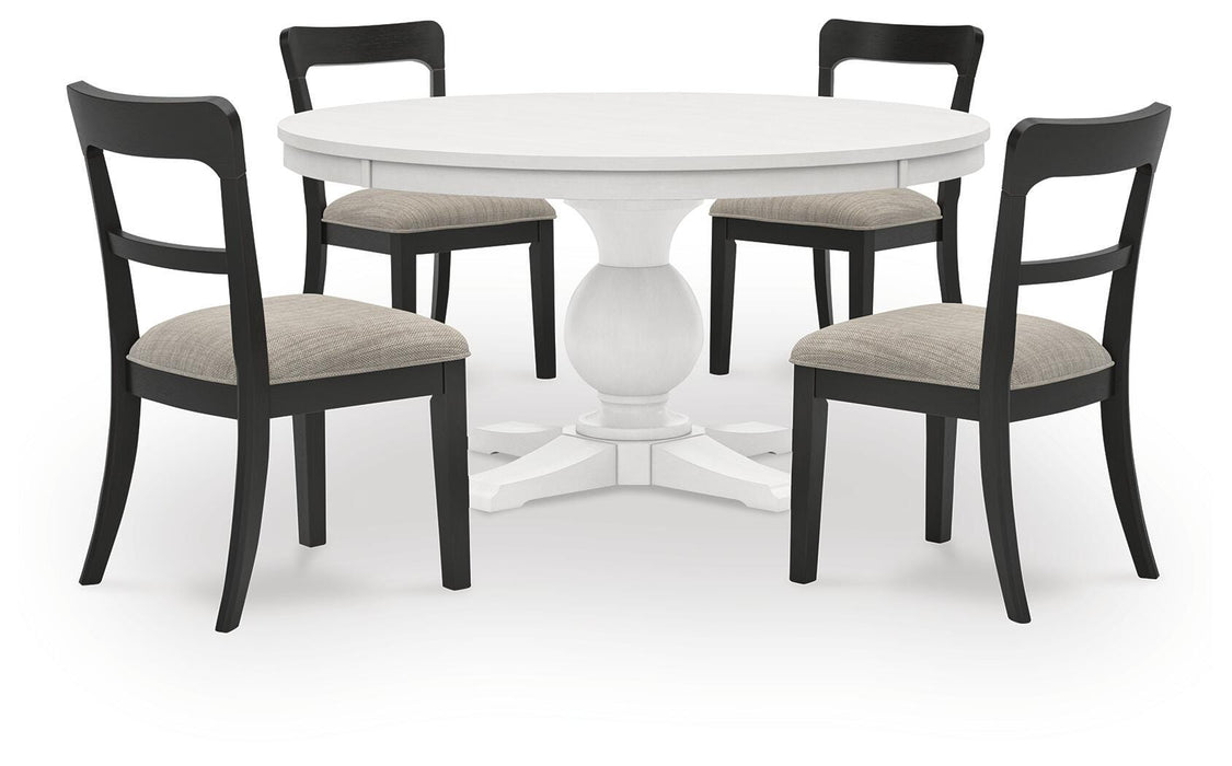 Greddinton Dining Table and 4 Chairs