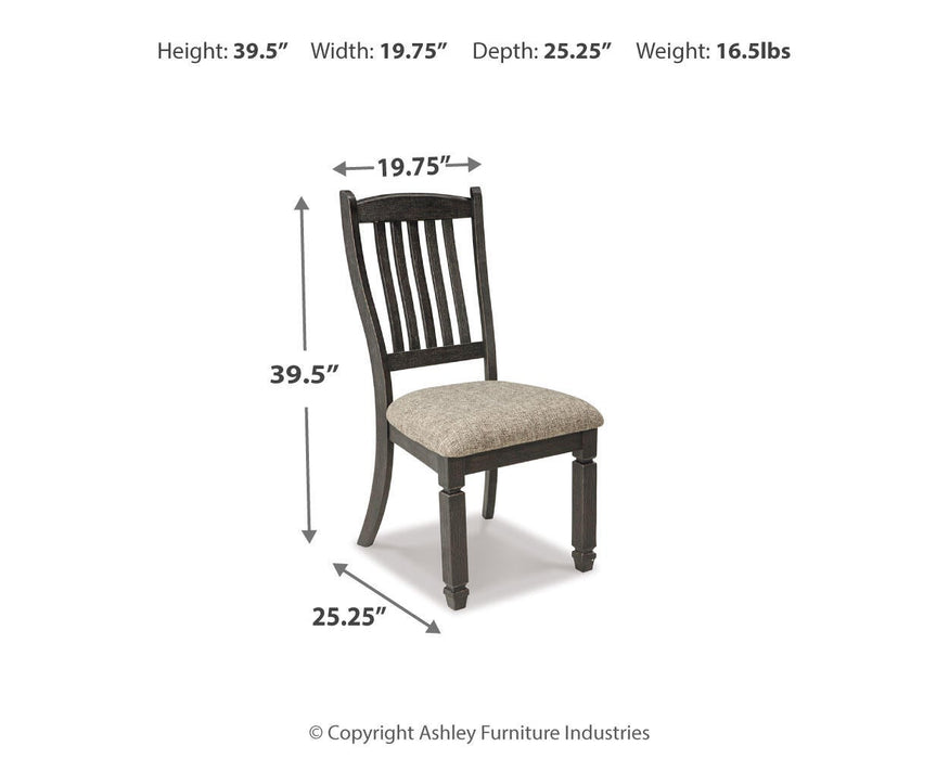 Tyler Creek Dining UPH Side Chair (2/CN)