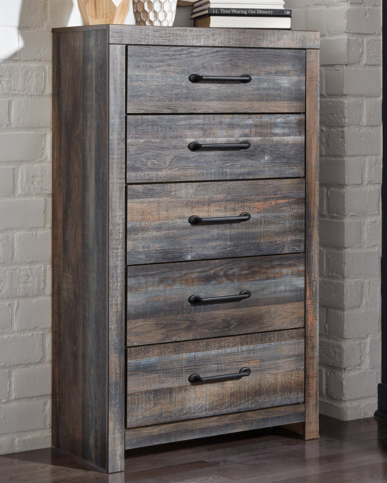 Drystan Full Panel Headboard, Dresser, Mirror, Chest and Nightstand
