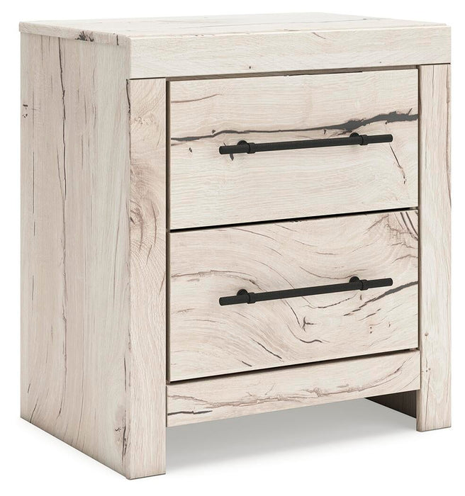Lawroy King Panel Bed, Dresser, Mirror and Nightstand