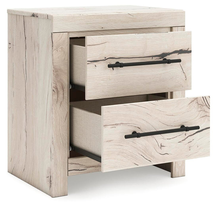 Lawroy Queen Panel Storage Bed, Dresser, Mirror and Nightstand