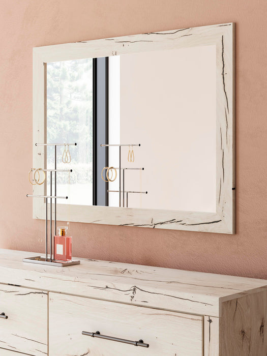 Lawroy Queen Panel Storage Bed, Dresser, Mirror and Nightstand