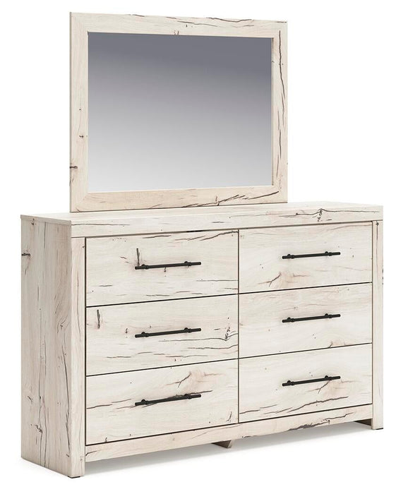 Lawroy King Panel Headboard, Dresser and Mirror