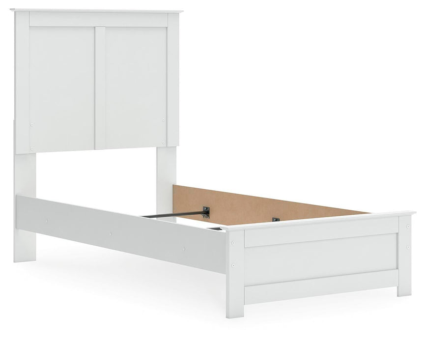 Bostwick Shoals Twin Panel Bed, Dresser and Mirror