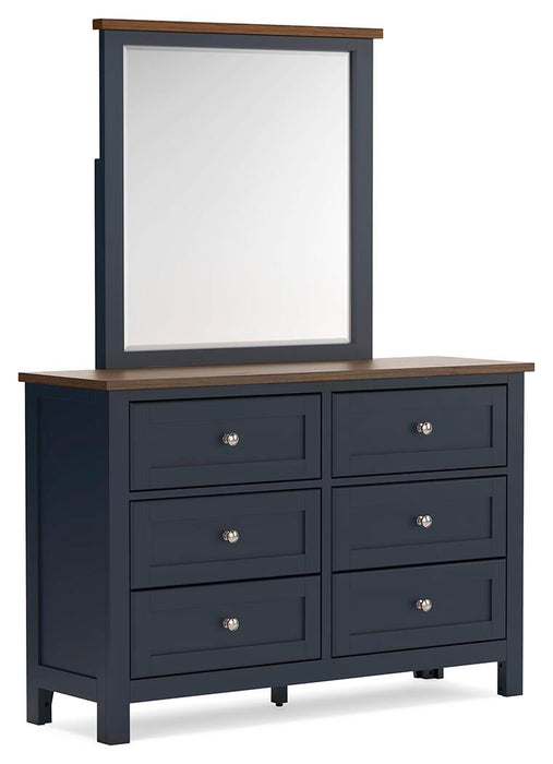 Landocken Queen Panel Headboard, Dresser, Mirror and Nightstand
