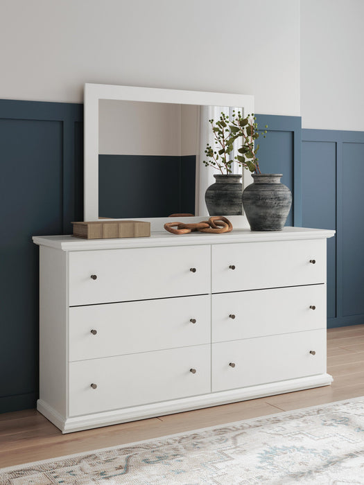 Bostwick Shoals Queen Panel Bed, Dresser, Mirror and Nightstand