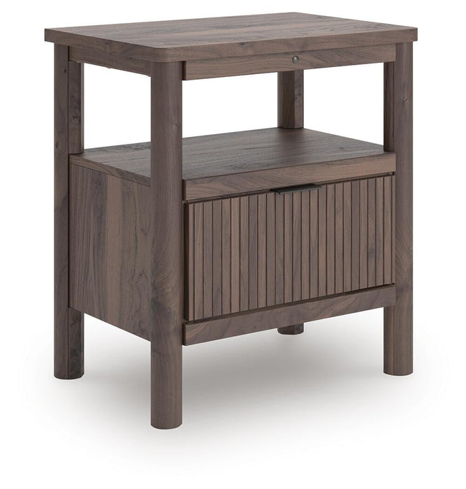 Cadmori King Panel Bed, Dresser, Mirror and Nightstand