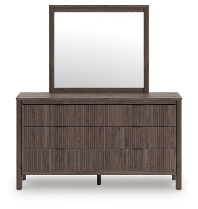 Cadmori Queen Panel Bed, Dresser and Mirror