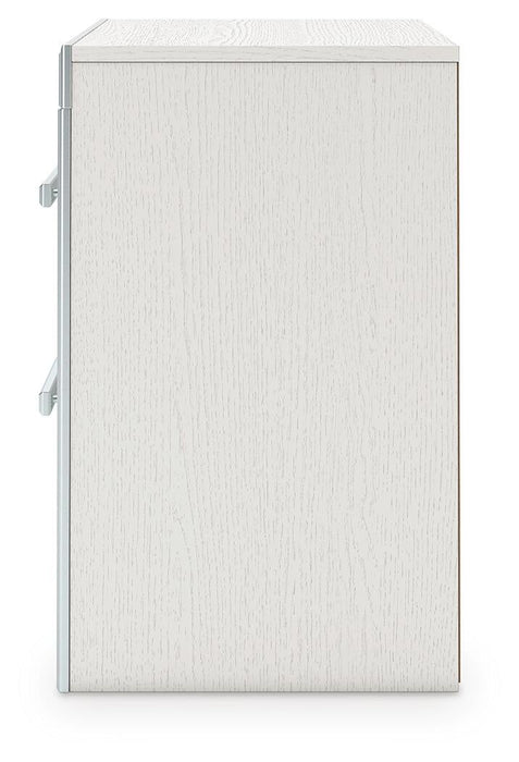 Birmonton California King Upholstered Bed, Dresser, Mirror and Nightstand