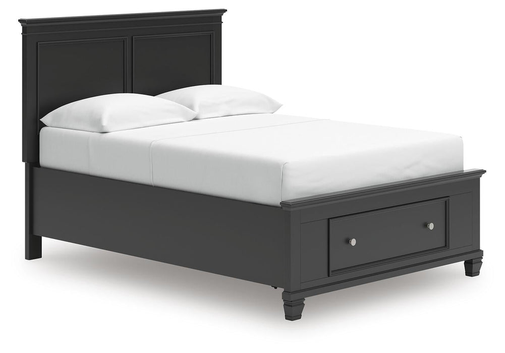 Lanolee Full Panel Storage Bed, Dresser and Mirror
