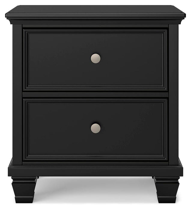 Lanolee Full Panel Storage Bed, Dresser, Mirror and Nightstand