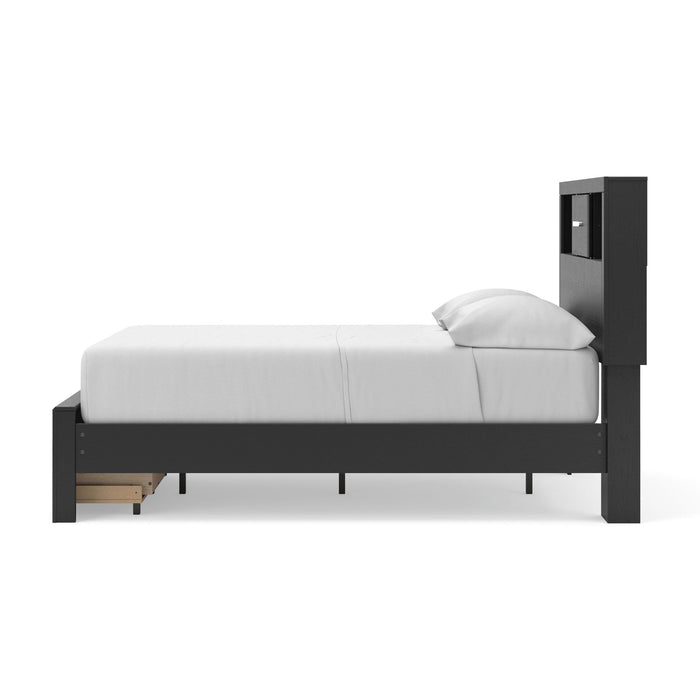 Stabotta Full Bookcase Storage Bed