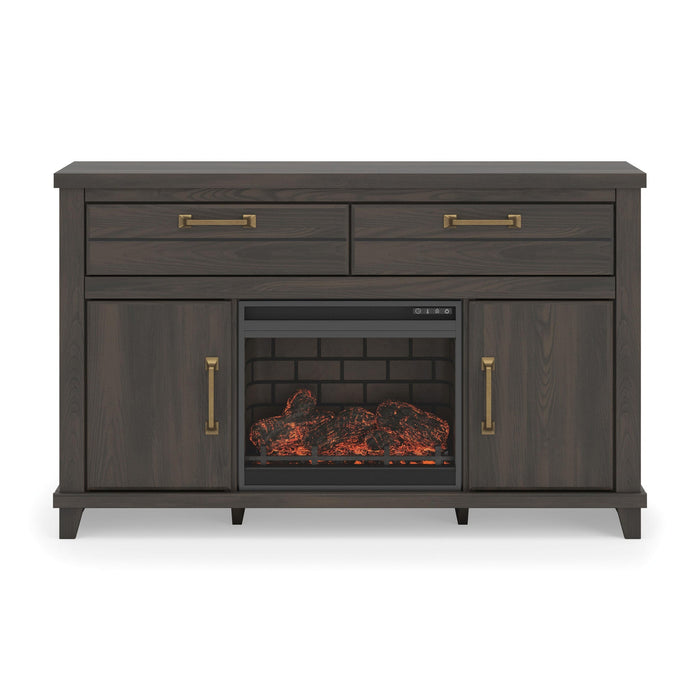 Brazen Valley 60" TV Stand with Electric Fireplace